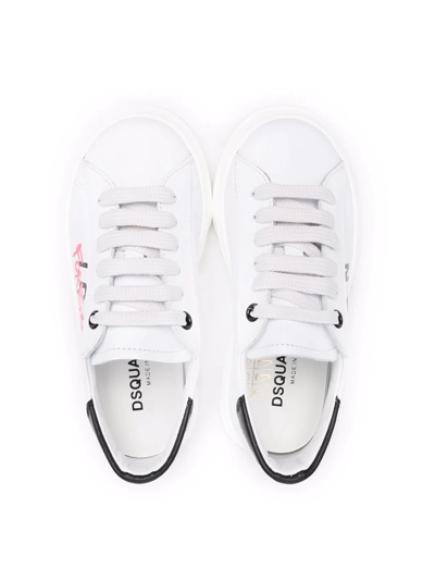 Dsquared2 Forever Icon Low-top Sneakers In White