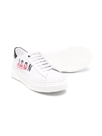 Dsquared2 Forever Icon Low-top Sneakers In White