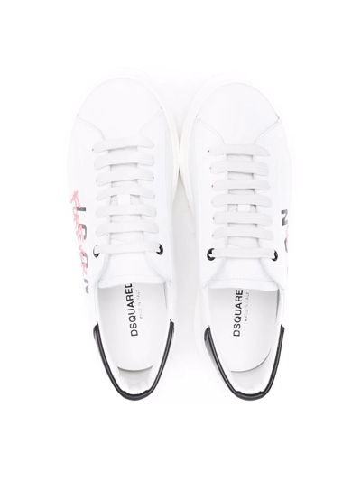 Dsquared2 Forever Icon Low-top Sneakers In White