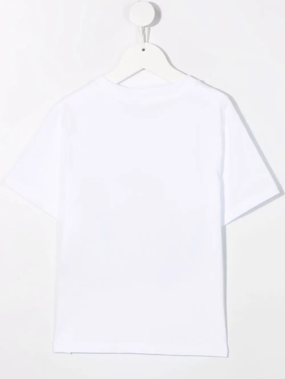 Shop Stella Mccartney Graphic-print Short-sleeved T-shirt In White