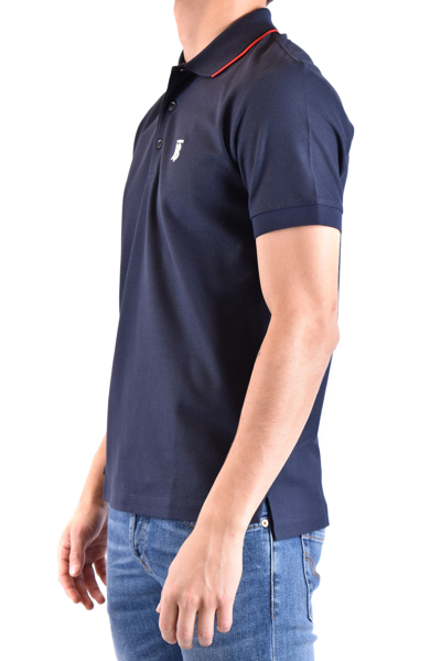 Shop Burberry Polo In Navy