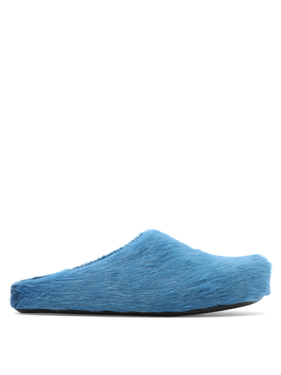 Shop Marni "fussbet" Slipper In Blue