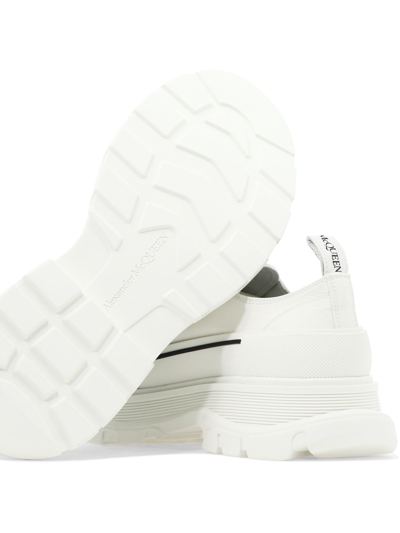 Shop Alexander Mcqueen "tread Slick" Lace-up Shoes In White