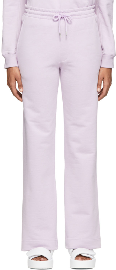 Dries Van Noten Purple Terry Lounge Pants In 403 Lilac