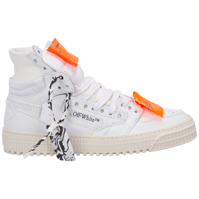 Shop Off-white Women's Shoes High Top Leather Trainers Sneakers  Off Court 3.0 In White