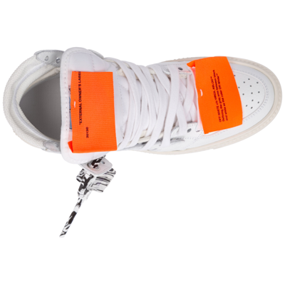 Shop Off-white Women's Shoes High Top Leather Trainers Sneakers  Off Court 3.0 In White
