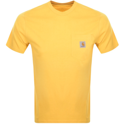 Shop Carhartt Wip Pocket T Shirt Yellow