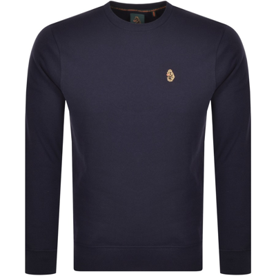 Luke 1977 London Sweatshirt Navy In Navy