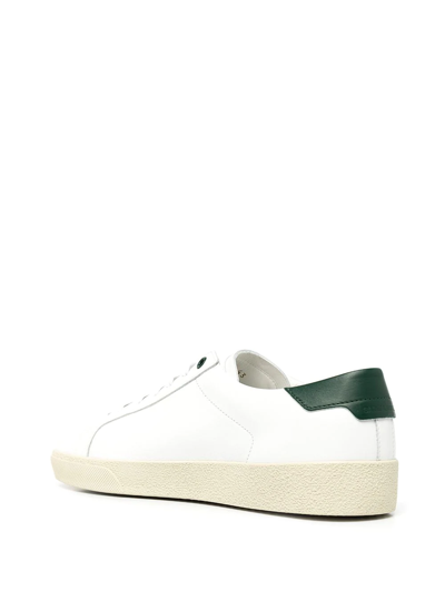 Shop Saint Laurent Signa Low-top Sneakers In White