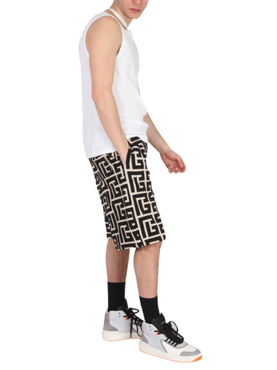 Balmain Ribbed Cotton Tank Top With Cut-out In White