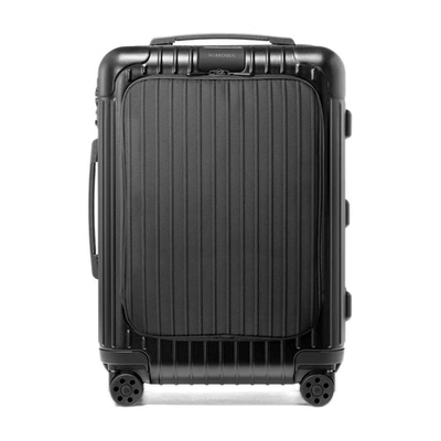 Shop Rimowa Essential Sleeve Cabin S Luggage In Matte Black