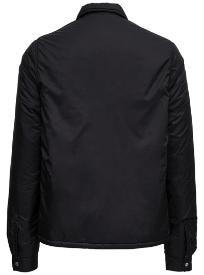 Shop Rick Owens Drkshdw Snapfront Black Nylon Jacket  Drkshdw  Man