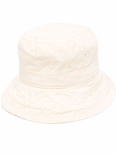Shop Jil Sander Cappello Bucket In White