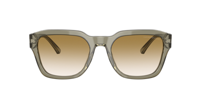 Shop Emporio Armani Man Sunglasses Ea4175 In Gradient Brown