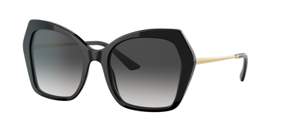 Dolce & Gabbana Butterfly Sunglasses, 56mm In Grey Gradient