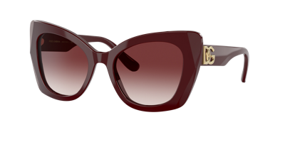 Dolce & Gabbana Women's Dg4405f 53mm Sunglasses In Clear Gradient Dark Brandy