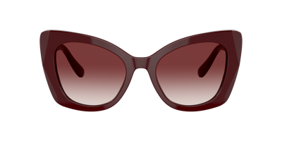 Dolce & Gabbana Women's Dg4405f 53mm Sunglasses In Clear Gradient Dark Brandy