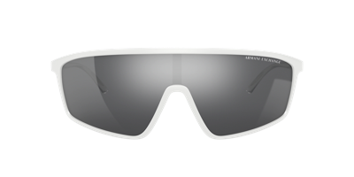 Shop Armani Exchange Man Sunglasses Ax4119s In Grey Mirror Silver