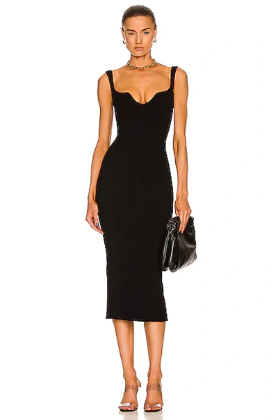 Shop Khaite Nina Dress In Black