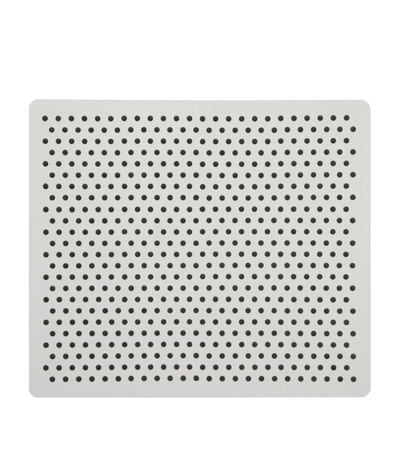 Shop Kaymet Rubber Grip Large Place Mat In Silver