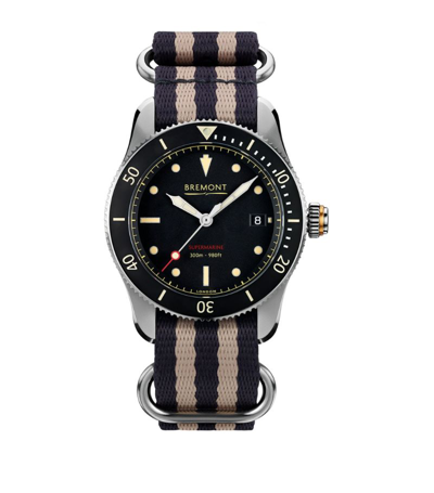 Shop Bremont Stainless Steel S302 Watch 40mm In Black