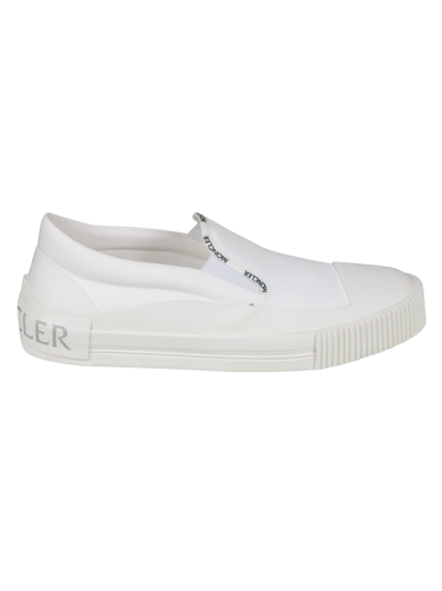 Shop Moncler Glissiere Slip-on Sneakers In 001