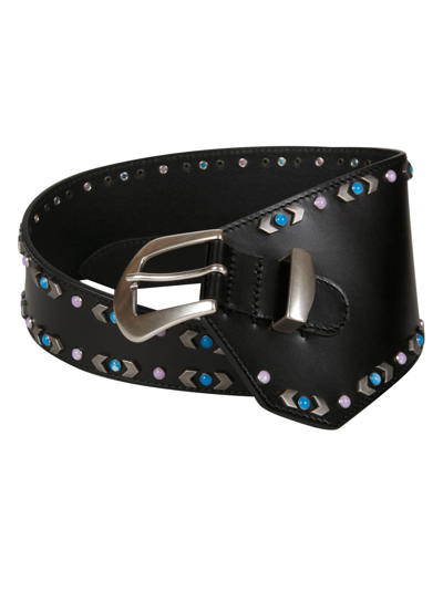 Shop Isabel Marant Belly Belt In Black