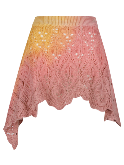 ATTICO ASYMMETRIC MINI SKIRT 