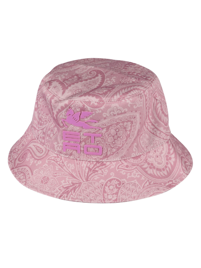 Shop Etro Paisley Bucket Hat In Pink