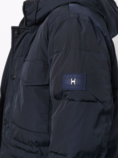 Shop Tommy Hilfiger Airfield Padded Jacket In Blue