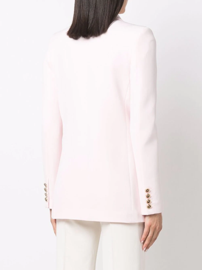 Philipp Plein Single-breasted Blazer In Pink