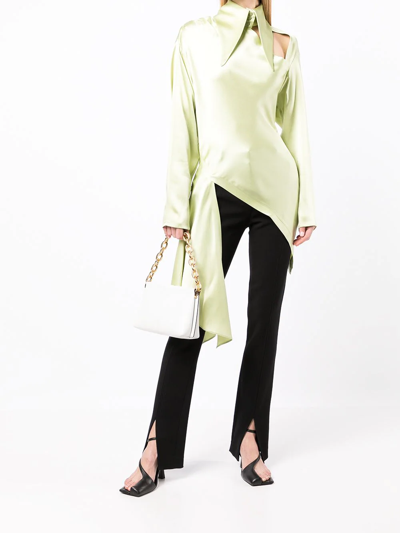 Shop 16arlington Akita Asymmetric Top In Green