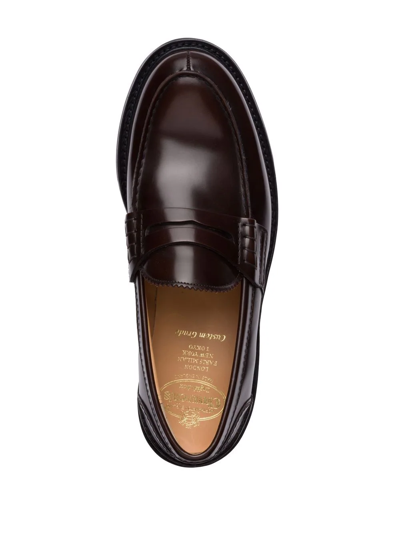 Shop Church's Pembrey Sw Dlw Polished Loafers In Brown