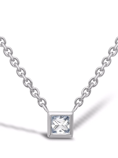 Shop Pragnell 18kt White Gold Rockchic Diamond Necklace In Silver