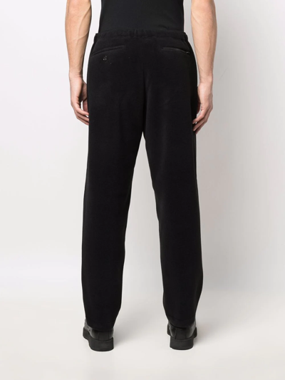 Undercover X Evangelion Manga-embroidery Track Pants In Black