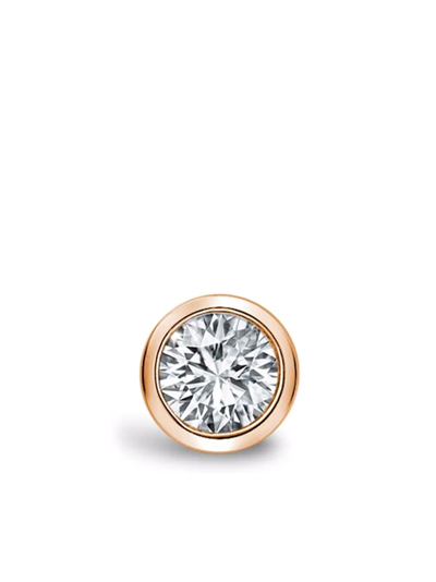 Shop Pragnell 18kt Rose Gold Sundance Diamond Stud Earrings In Pink