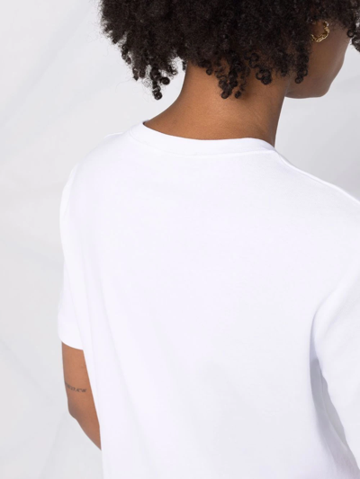 Shop Sofie D'hoore Tally Round Neck T-shirt In White