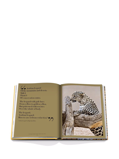Shop Assouline Arabian Leopard Coffee Table Book In Yellow