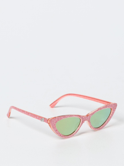 Shop Monnalisa Sunglasses In Blush Pink