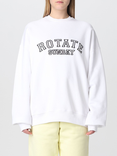 Shop Rotate Birger Christensen Sweatshirt Rotate Women In White