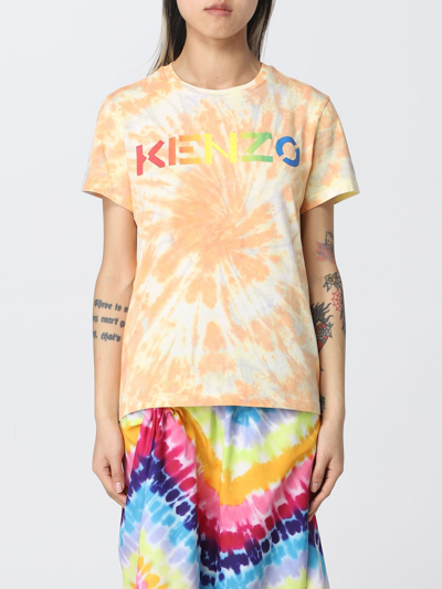 Shop Kenzo T-shirt Women  In Peach