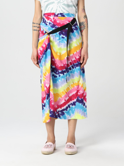 Shop Kenzo Skirt  Woman In Multicolor