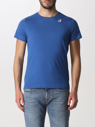 K-way Le Vrai Edouard T-shirt In Royal Blue