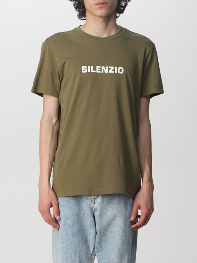 Shop Aspesi Silence T-shirt In Cotton In Green