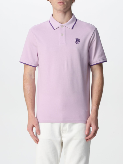 Shop Blauer Polo Shirt  Men Color Lilac