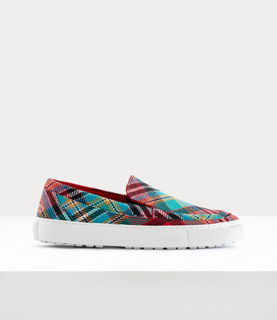 Shop Vivienne Westwood Binding Loafer In Multicoloured
