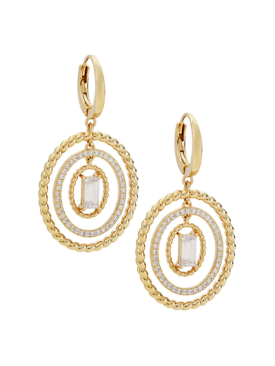 Shop Adriana Orsini Women's Orbit 18k-gold-plated & Cubic Zircona Drop Earrings