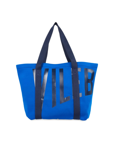 Shop Vilebrequin Men's Branded Neoprene Tote In Bleu De Mer