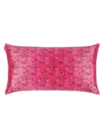 Shop Slip Women's Silk Pillowcase In Alice And Olivia Spring Paisley