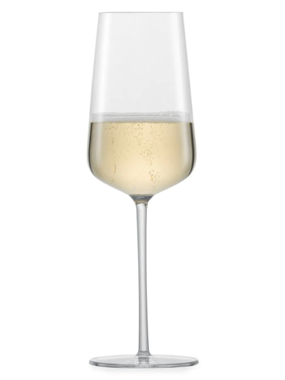 Shop Fortessa Vervino Schott Zwiesel 6-piece Champagne Glass Set In Clear